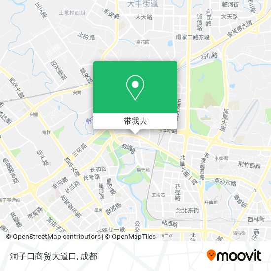 洞子口商贸大道口地图