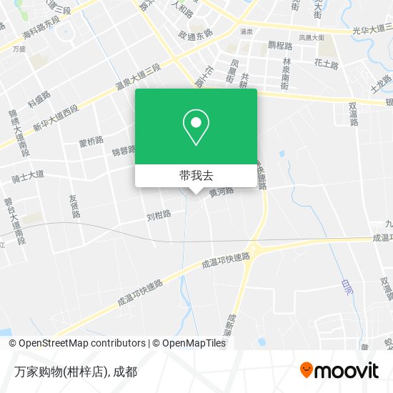 万家购物(柑梓店)地图