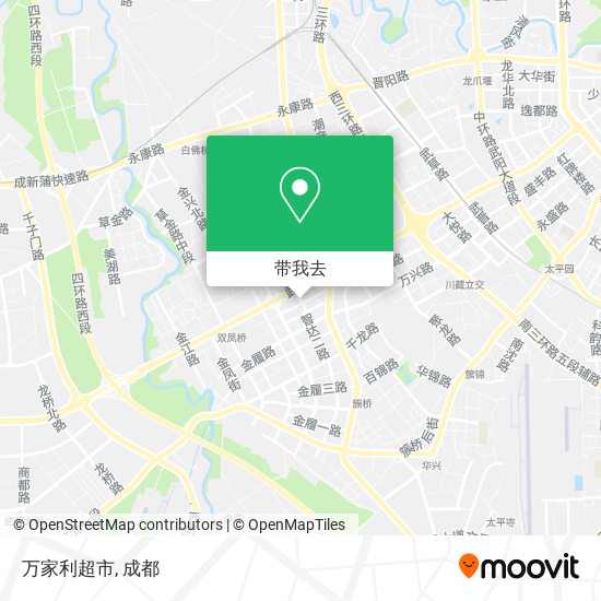万家利超市地图