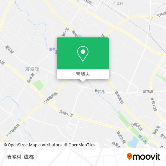 清溪村地图