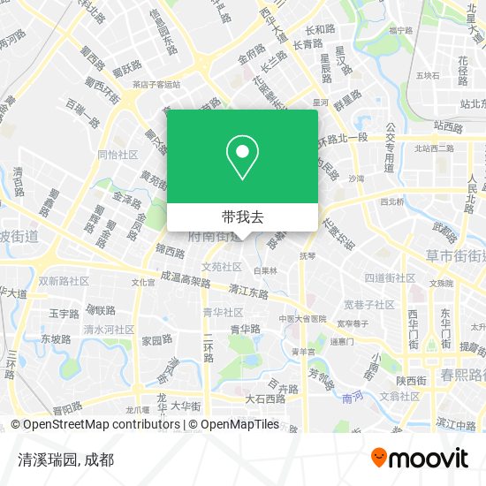清溪瑞园地图