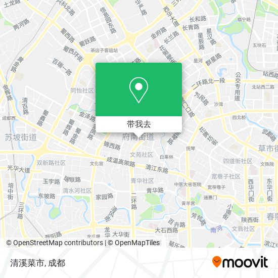 清溪菜市地图