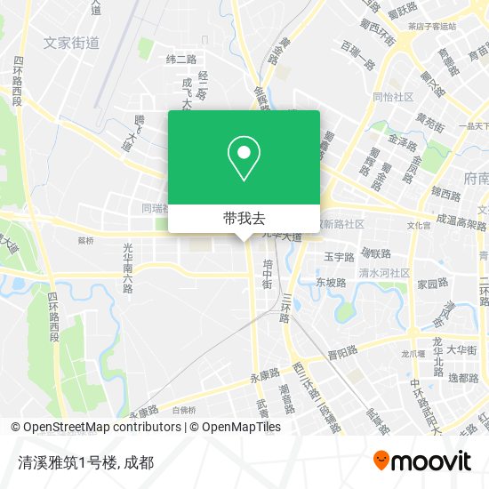 清溪雅筑1号楼地图