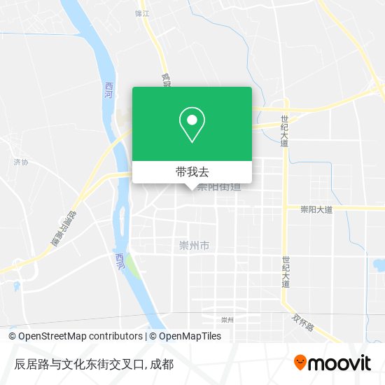 辰居路与文化东街交叉口地图