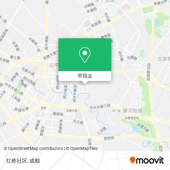 红桥社区地图