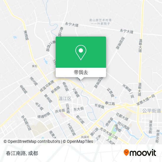 春江南路地图