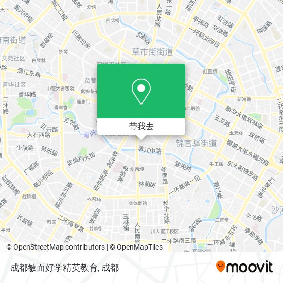 成都敏而好学精英教育地图