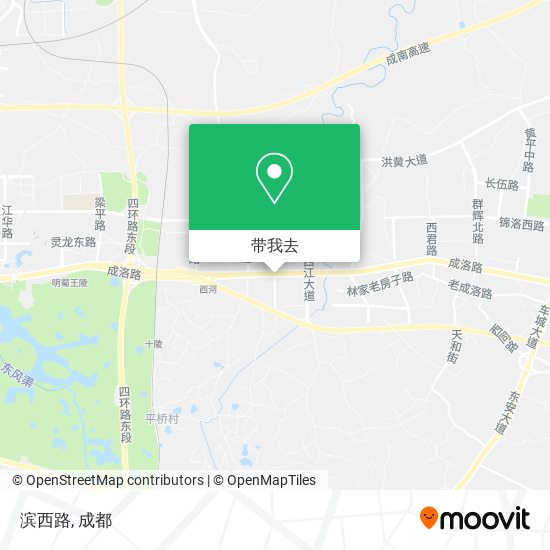 滨西路地图