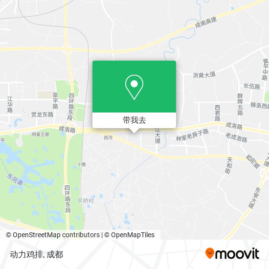 动力鸡排地图