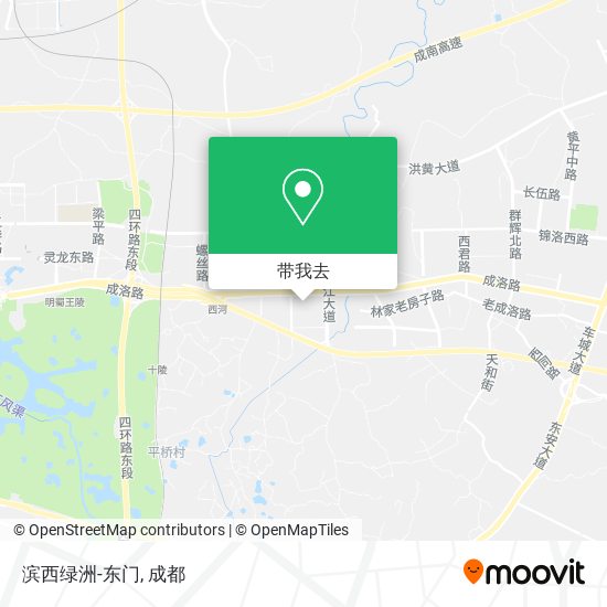 滨西绿洲-东门地图