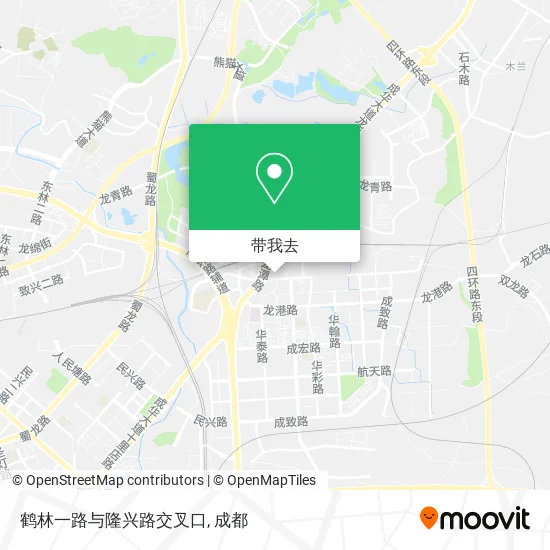 鹤林一路与隆兴路交叉口地图