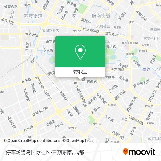 停车场鹭岛国际社区-三期东南地图