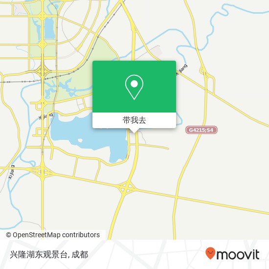 兴隆湖东观景台地图
