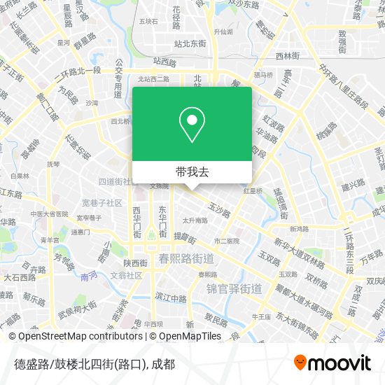 德盛路/鼓楼北四街(路口)地图