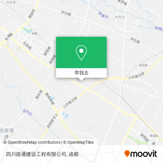 四川路通建设工程有限公司地图