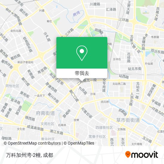 万科加州湾-2幢地图