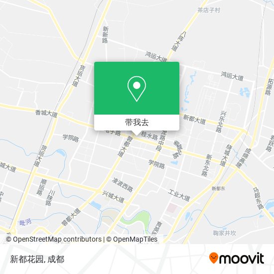 新都花园地图