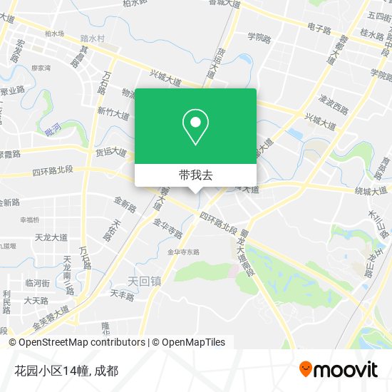 花园小区14幢地图