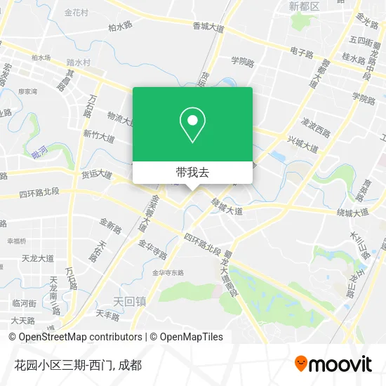花园小区三期-西门地图