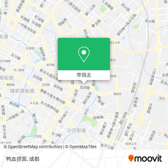 鸭血捞面地图