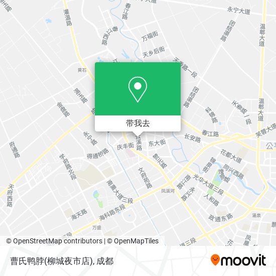 曹氏鸭脖(柳城夜市店)地图