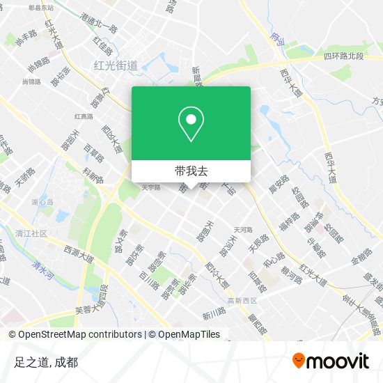 足之道地图