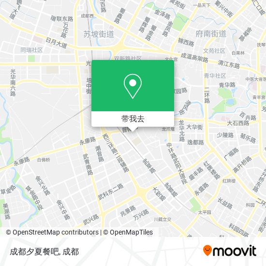 成都夕夏餐吧地图