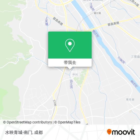 水映青城-南门地图