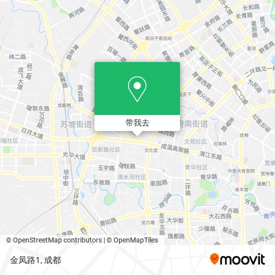 金凤路1地图