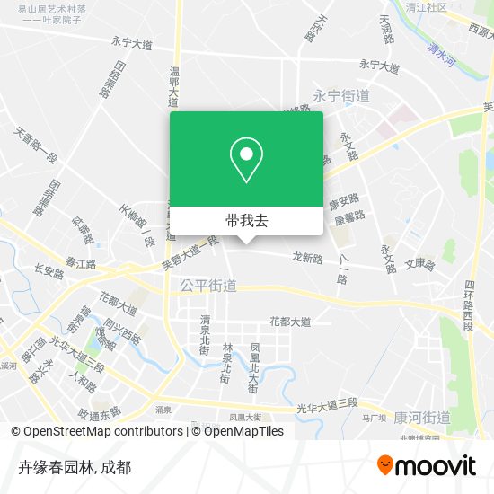 卉缘春园林地图