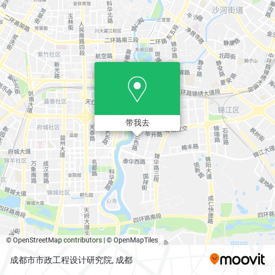 成都市市政工程设计研究院地图