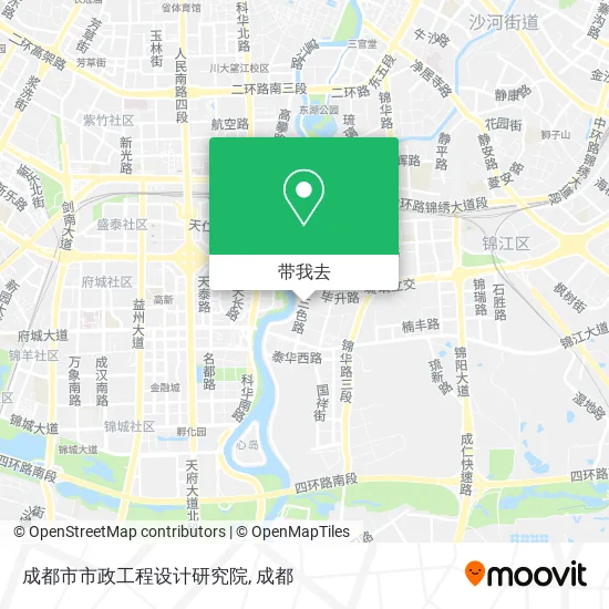 成都市市政工程设计研究院地图