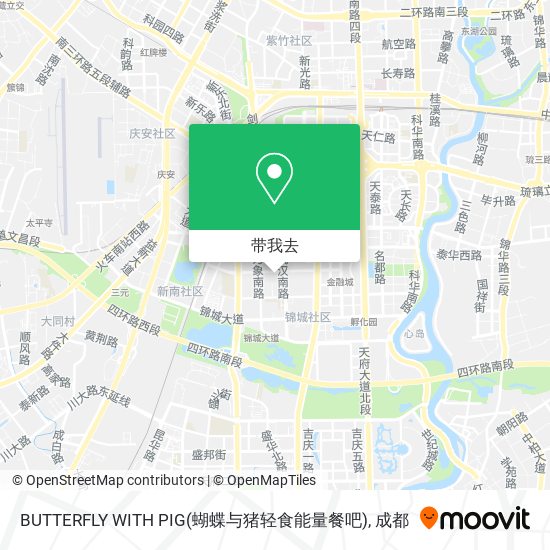 BUTTERFLY WITH PIG(蝴蝶与猪轻食能量餐吧)地图