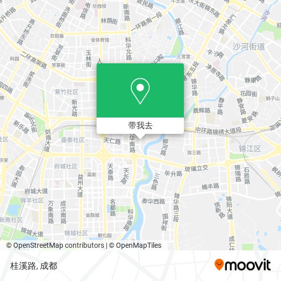 桂溪路地图