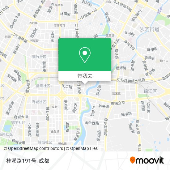 桂溪路191号地图