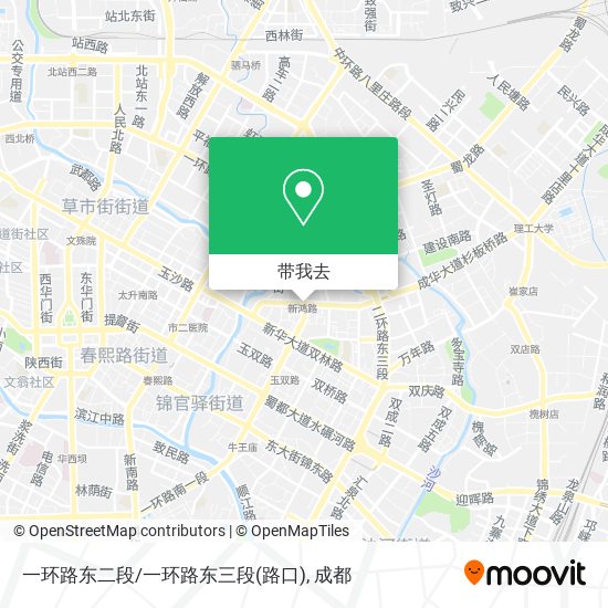 一环路东二段/一环路东三段(路口)地图