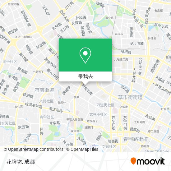 花牌坊地图