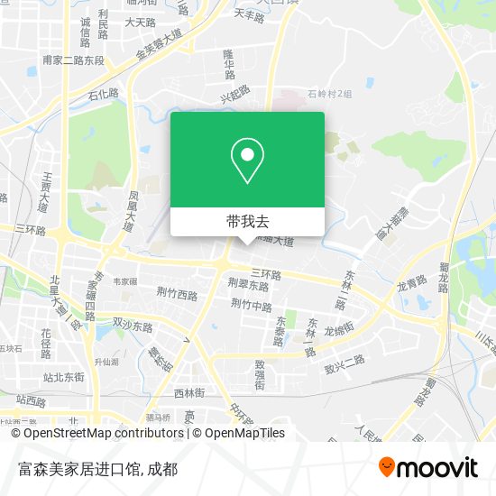富森美家居进口馆地图