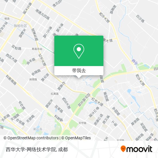 西华大学-网络技术学院地图