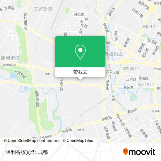 保利香槟光华地图