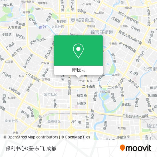 保利中心C座-东门地图
