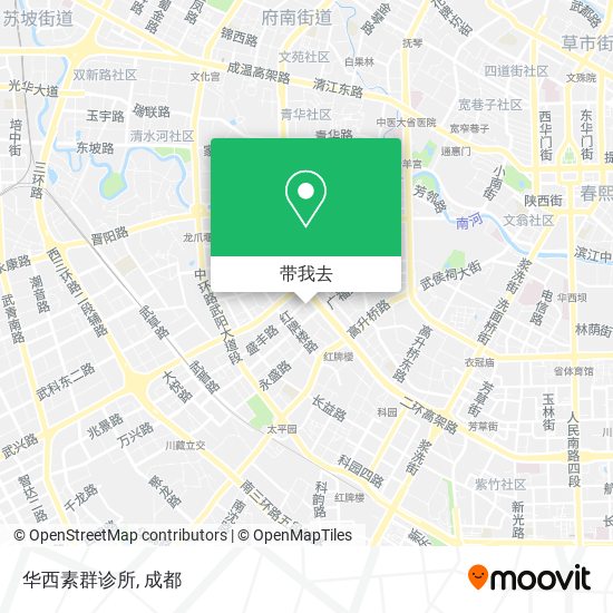 华西素群诊所地图