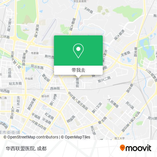 华西联盟医院地图