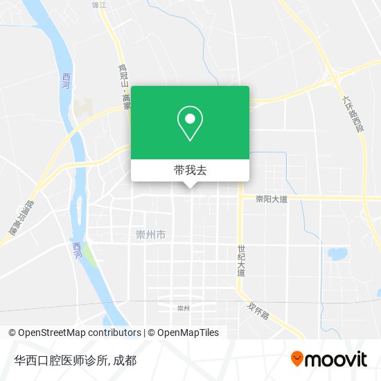 华西口腔医师诊所地图