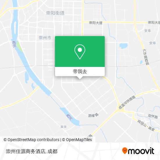 崇州佳源商务酒店地图