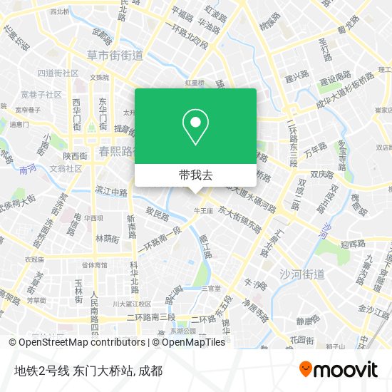 地铁2号线 东门大桥站地图