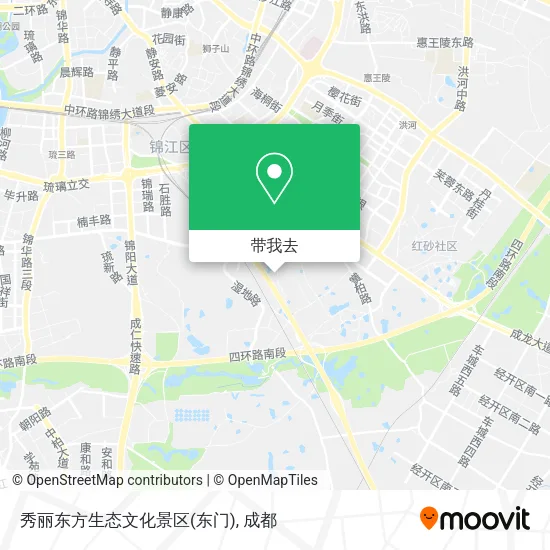 秀丽东方生态文化景区(东门)地图