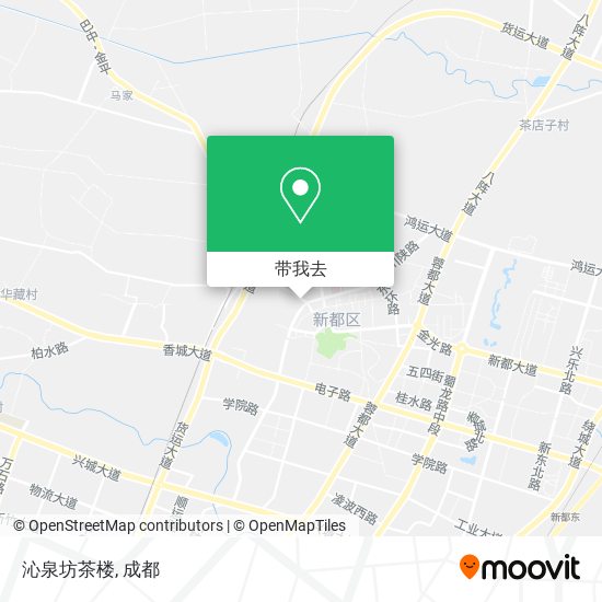 沁泉坊茶楼地图