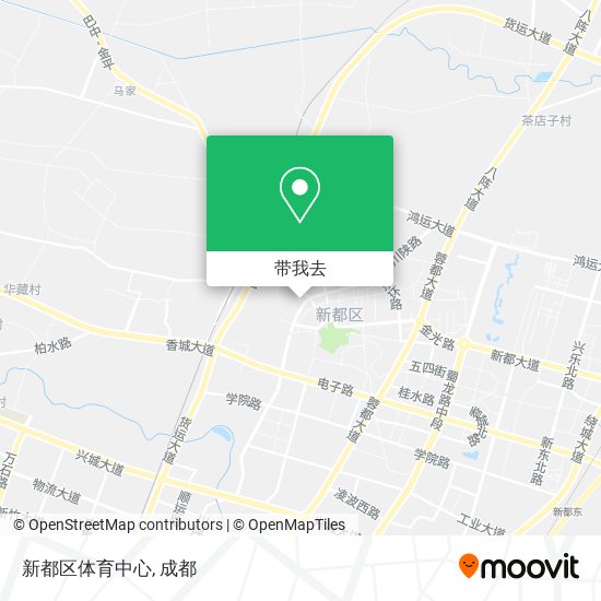 新都区体育中心地图