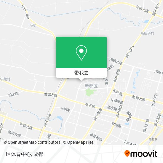区体育中心地图